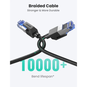 Патч-корд 1м, S/FTP cat 7 RJ-45 COPPER Ugreen (U_80429)