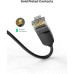 Патч-корд 1м, UTP cat 6 RJ-45 COPPER black Ugreen (U_70332)