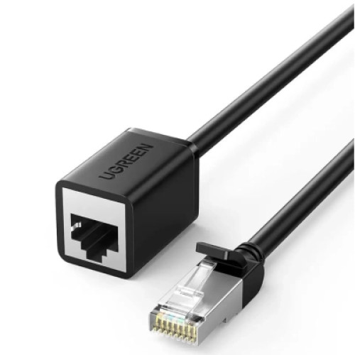 Патч-корд 2м, F/UTP cat 6 RJ-45 extension black Ugreen (U_11281)