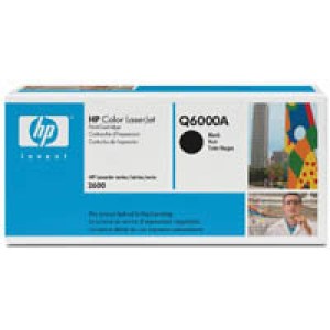 Картридж HP CLJ  124A Black, CLJ 1600/2600 (Q6000A)