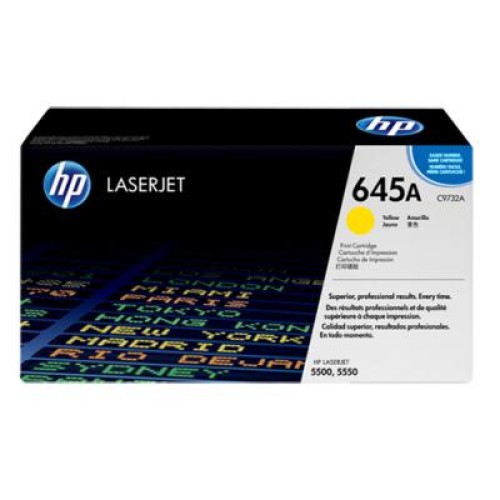 Картридж HP CLJ  645A yellow, для 5500/5550 series (C9732A)