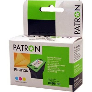 Картридж Patron для HP PN-H136 COLOUR (C9361HE) (CI-HP-C9361HE-C-PN)