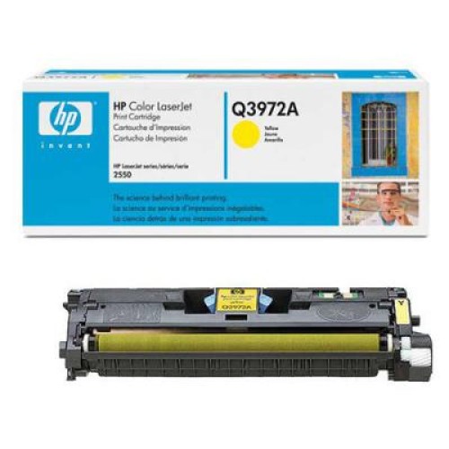 Картридж HP CLJ  123A для 2550 (2K) yellow (Q3972A)