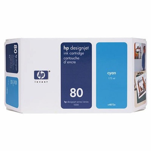 Картридж HP DJ No. 80 DesignJ1050/ 1055 cyan (C4872A)