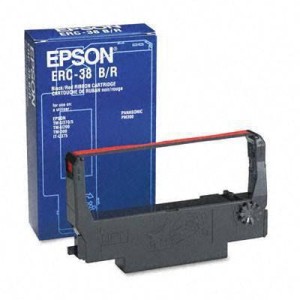 Картридж Epson ERC-38 Black/Red Ribbon Cassette (C43S015376)