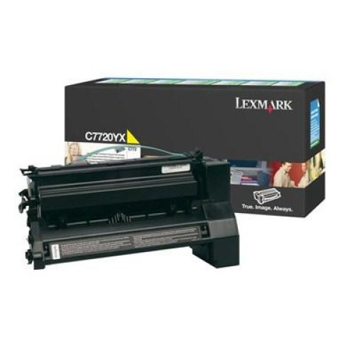 Картридж Lexmark C77x Yellow 15k (C7720YX)