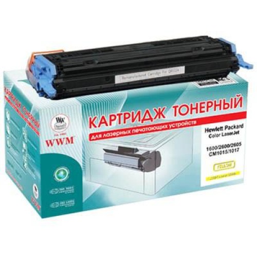 Картридж WWM для HP CLJ 2600 Yellow (LC32Y)