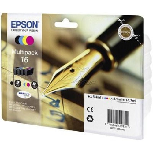 Картридж Epson 16 WF-2010 Bundle (C,M,Y,Bk) (C13T16264010)