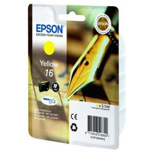 Картридж Epson 16 WF-2010 yellow (C13T16244010/C13T16244012)