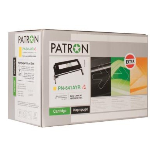 Картридж Patron HP CLJ 4600 /C9722A (PN-641AYR) YELLOW Extra (CT-HP-C9722A-Y-PN-R)