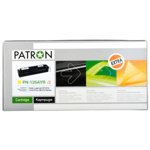 Картридж Patron HP CLJ CP1215/ CP1515 YELLOW Extra (PN-125AYR)