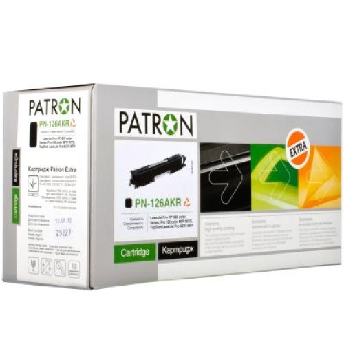 Картридж Patron HP CLJ P1025/ CE310A (PN-126AKR) BLACK Extra (CT-HP-CE310A-B-PN-R)