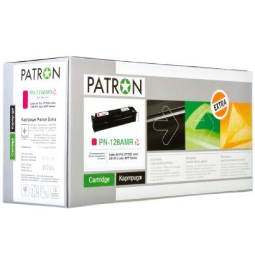 Картридж Patron HP CLJ CP1525/CM1415 (PN-128AMR) MAGENTA Extra (CT-HP-CE323A-M-PN-R)