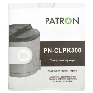 Картридж Patron SAMSUNG CLP-300 (PN-CLPK300) BLACK (CT-SAM-CLP-300-B-PN)