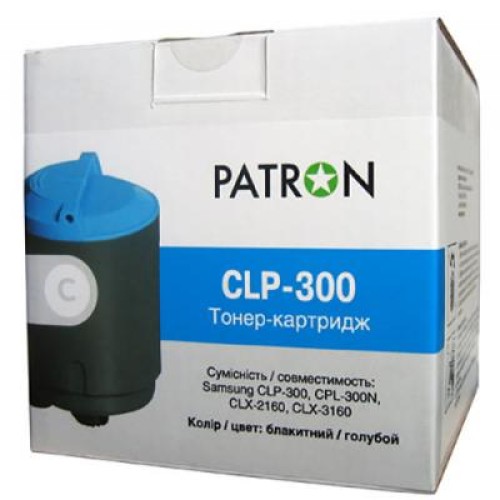 Картридж Patron SAMSUNG CLP-300 (PN-CLPC300) CYAN (CT-SAM-CLP-300-C-PN)