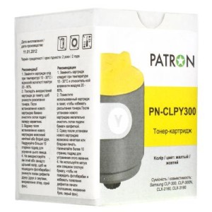 Картридж Patron SAMSUNG CLP-300 (PN-CLPY300) YELLOW (CT-SAM-CLP-300-Y-PN)