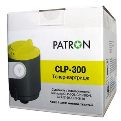 Картридж Patron SAMSUNG CLP-300 (PN-CLPY300) YELLOW (CT-SAM-CLP-300-Y-PN)