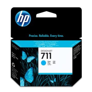 Картридж HP DJ No.711 DesignJet 120/520 3-Pack Cyan (CZ134A)