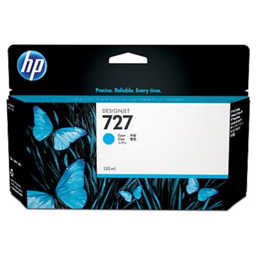 Картридж HP DJ No.727Cyan DesignJet T1500/T920/ 130 ml (B3P19A)