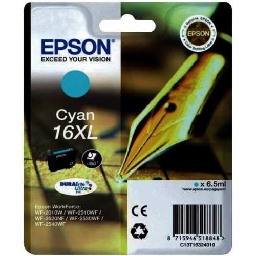 Картридж Epson 16XL WF-2010 cyan (C13T16324010/C13T16324012)