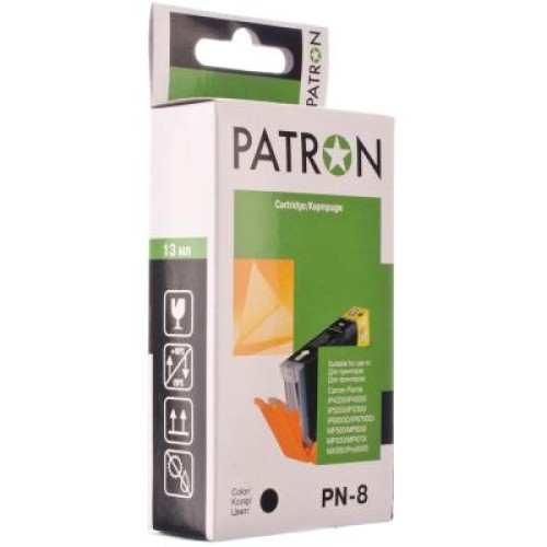 Картридж Patron CANON CLI-8Bk BLACK (PN-8)