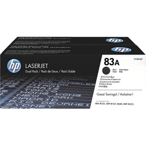 Картридж HP LJ  83A Black Dual Pack (CF283AD)