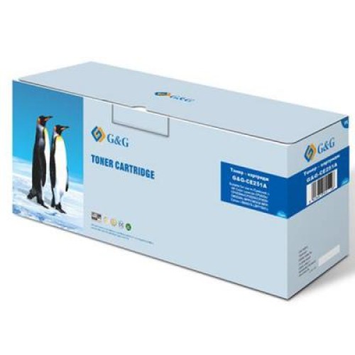 Картридж G&G для HP Color LaserJet CP3525n/CP3520/ CM3530fs/Canon 732 Cya (G&G-CE251A)