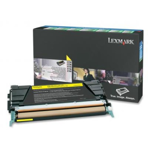 Картридж Lexmark C748 Bid Program Yellow 10k (C748H3YG)