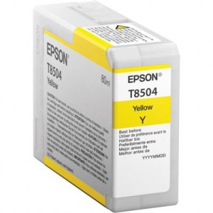 Картридж Epson P800 UltraChrome HD 80ml Yellow (C13T850400)