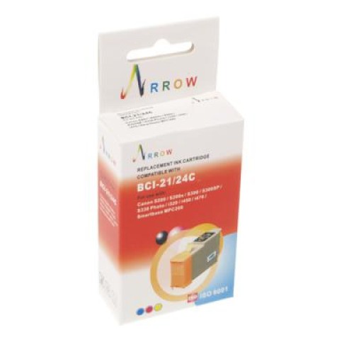 Картридж Arrow Canon BCI-21C/BCI-24C Color (BCI21/24C)