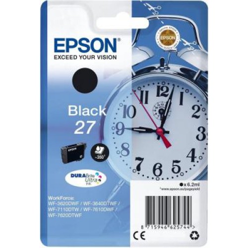 Картридж Epson 27 WF-7110/7610/7620 black (C13T27014022)