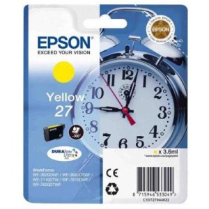 Картридж Epson 27 WF-7110/7610/7620 yellow (C13T27044022)