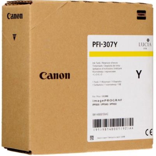 Картридж Canon PFI-307 Yellow (9814B001AA)