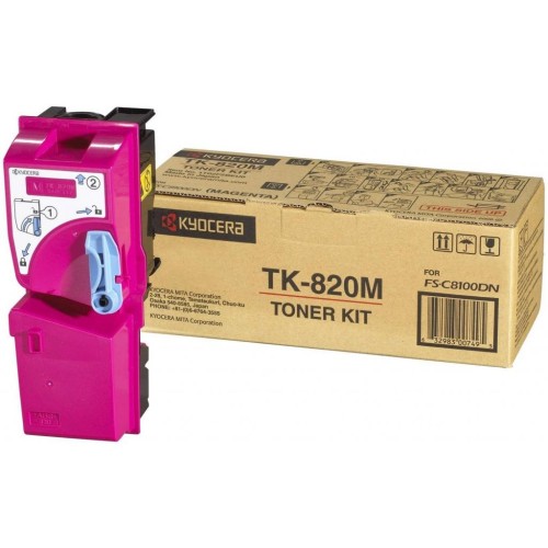 Тонер-картридж Kyocera TK-820M (1T02HPBEU0)