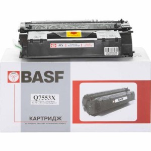 Картридж BASF для HP LJ P2015/P2014/M2727 аналог Q7553X Black (KT-Q7553X)