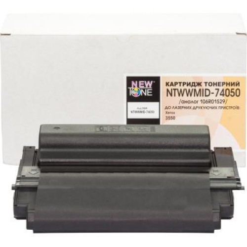 Картридж NewTone для Xerox 3550 аналог 106R01529 Black (NTWWMID-74050)