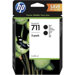 Картридж HP DJ No.711 DesignJet 120/520 Black (2*80ml) (P2V31A)