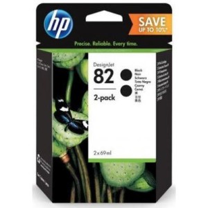 Картридж HP DJ No. 82 Black (2*69ml) (P2V34A)