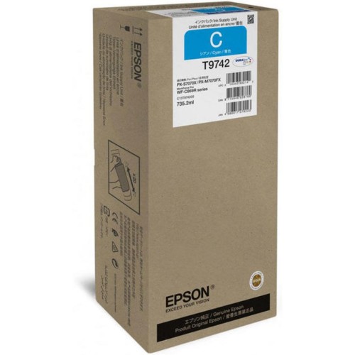 Картридж Epson WF-C869R XXL cyan 84K (C13T974200)