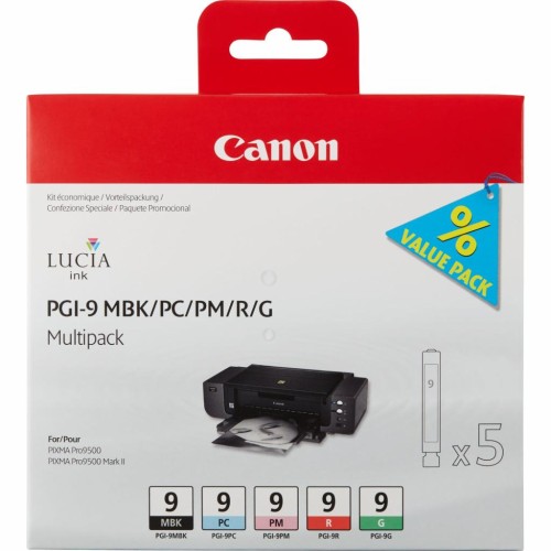 Картридж Canon PGI-9 Multi pack MBK/PC/PM/R/G (1033B013)