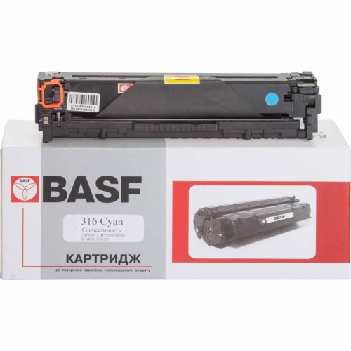 Картридж BASF Canon 716C, LBP-5050/5970 аналог 1979B002 (KT-716C-1979B002)