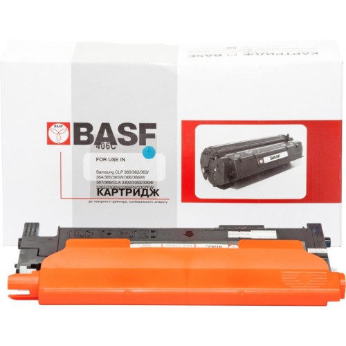 Картридж BASF Samsung CLP-365/CLX-3305/3305FN аналог CLT-C406S (KT-C406S-CLP365)