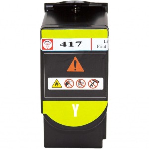 Тонер-картридж BASF Lexmark CS417dn 71B0H40 Yellow (BASF-KT-71B0H40)