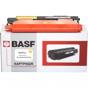 Тонер-картридж BASF HP CLJ 150/178/179, Yellow, without chip (BASF-KT-W2072A-WOC)