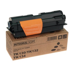 Тонер-картридж Integral Kyocera TK-130 without chip, Black 270г (12100034)