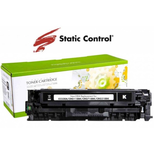 Картридж Static Control HP CLJ CC530A (304A) 3.5k black (002-01-RC530A)