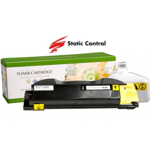 Картридж Static Control Kyocera TK-590Y 5k yellow (002-08-STK590Y)