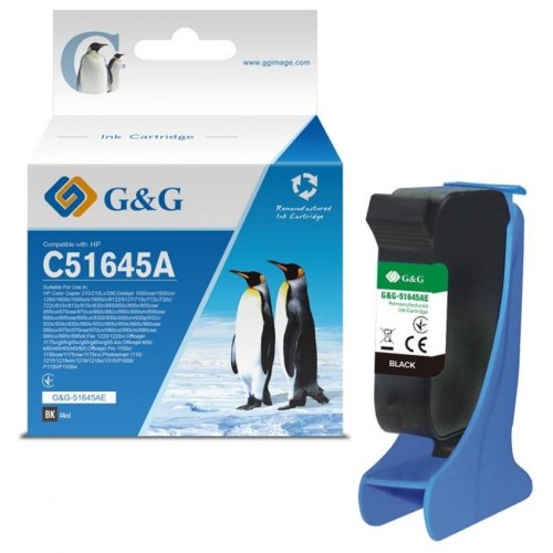 Картридж G&G HP No.45 black (G&G-51645AE)