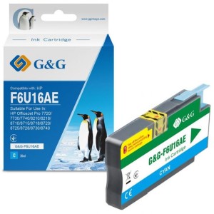 Картридж G&G HP No.953XL Cyan 1.6K (G&G-F6U16AE)