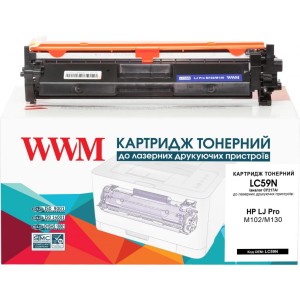 Тонер-картридж WWM HP LJ Pro M102/M130/ CF217A BlackPREMIUM (LC59N-P)